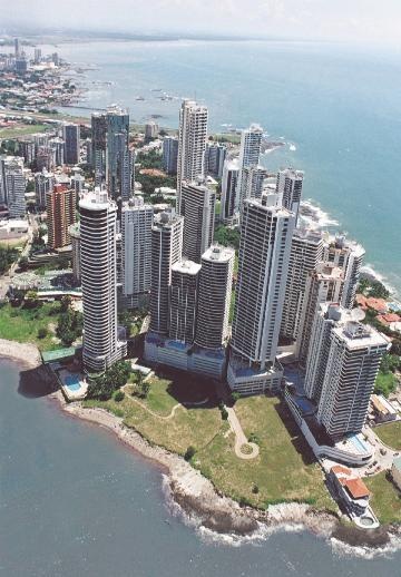 View of Paitillas impressive skyline.